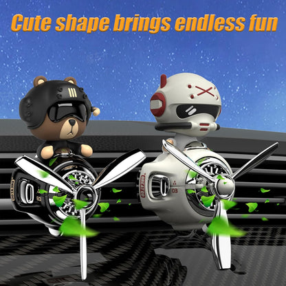 Spinning Bear Car Air Freshener