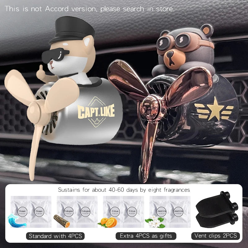 For Honda car air fresheners Civic Integra Breeze CRV HRV ZRV vent clips perfume diffuser accsesories interior decor fragrance