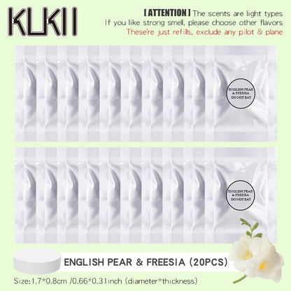 [Just Refills,exclude any pilot/plane]car air fresheners replacement tablets fragrance pods aromatherapy supplement perfume pads