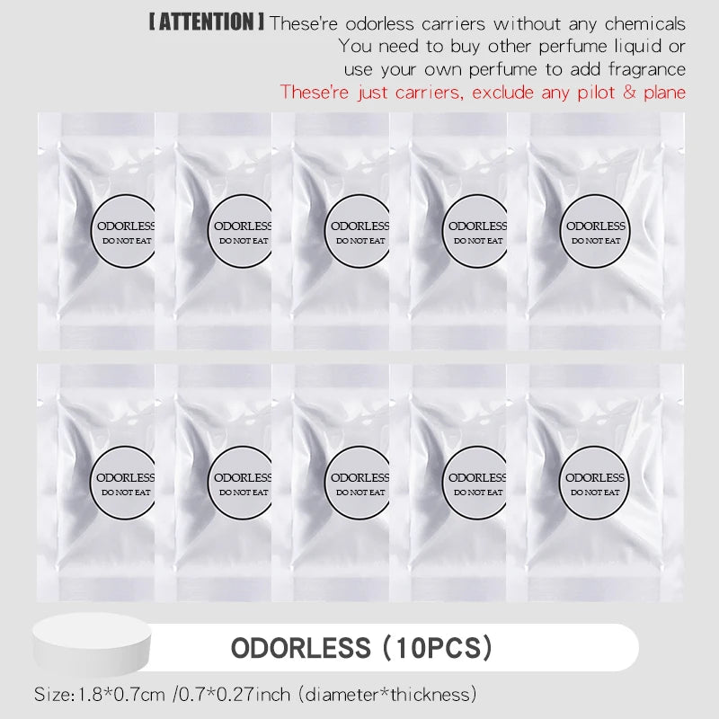 No fragrance DIY perfume rotating propeller pilot bear car air freshener ornament vent diffuser accessories cool fun decorations