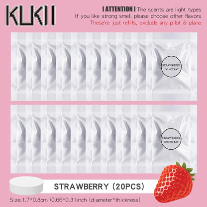 [Just Refills,exclude any pilot/plane]car air fresheners replacement tablets fragrance pods aromatherapy supplement perfume pads