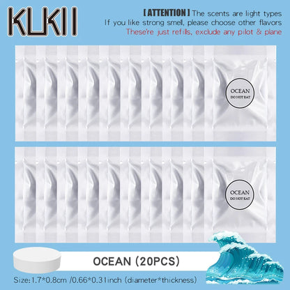 [Just Refills,exclude any pilot/plane]car air fresheners replacement tablets fragrance pods aromatherapy supplement perfume pads