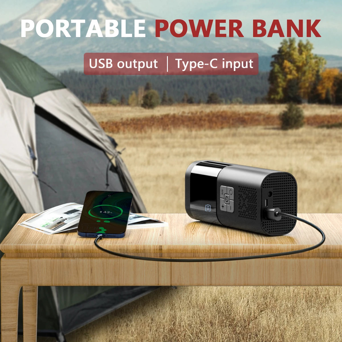 Upgraded Version Car Air Pump Cordless Portable Tire Inflator Mini Tyre Inflator 12V Car Air Compressor with Pressure Gauge