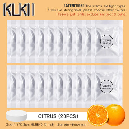 [Just Refills,exclude any pilot/plane]car air fresheners replacement tablets fragrance pods aromatherapy supplement perfume pads