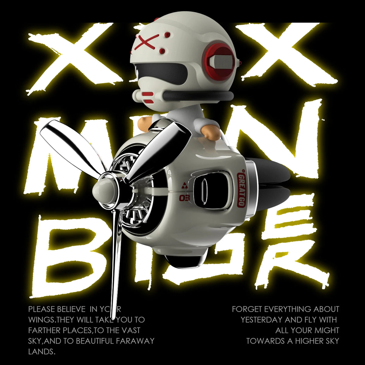 Spinning Bear Car Air Freshener